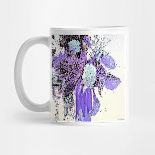 Purple Bountiful Bouquet Abstract Mug